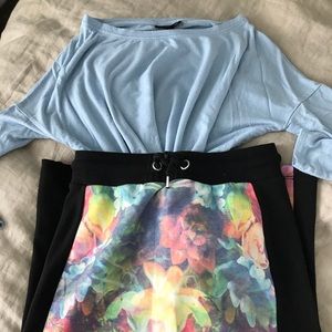 Topshop midi skirt size 4